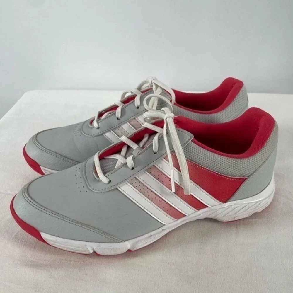 Adidas Tech Response Soft Spike Golf Shoes in Grey Pink Size‎ 7.5